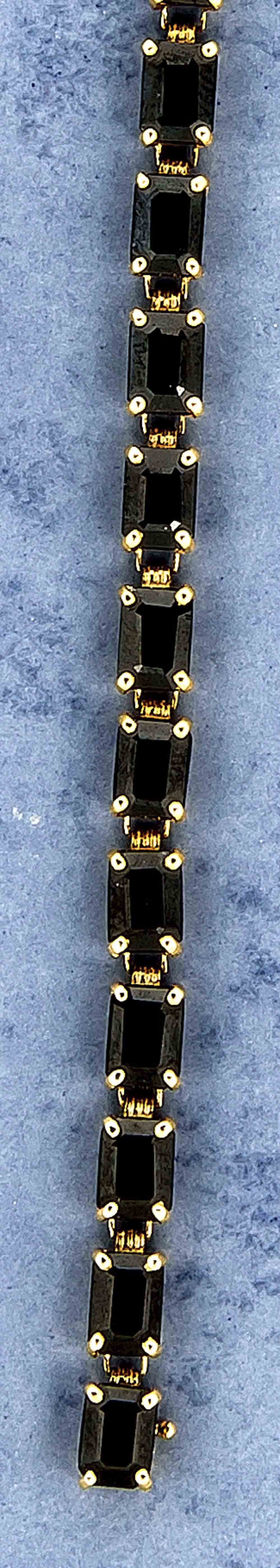 Saphir-Armband GG 585/000 mit fac