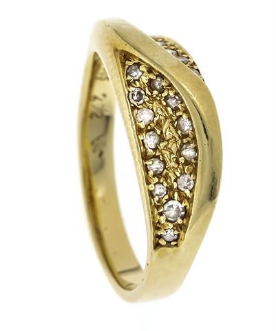 Diamant-Ring GG 585/000 mit Di
