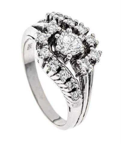 Brillant-Ring WG 585/000 mit 1