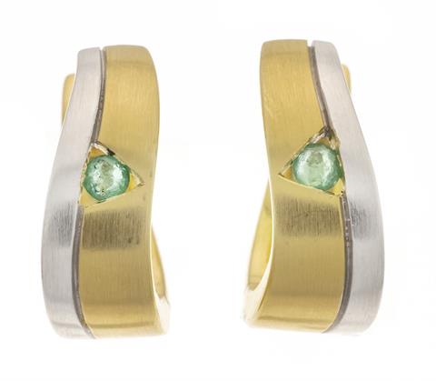Emerald clip earrings GG/WG 58