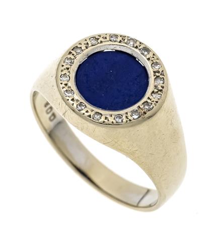 Lapis lazuli diamond ring WG 5