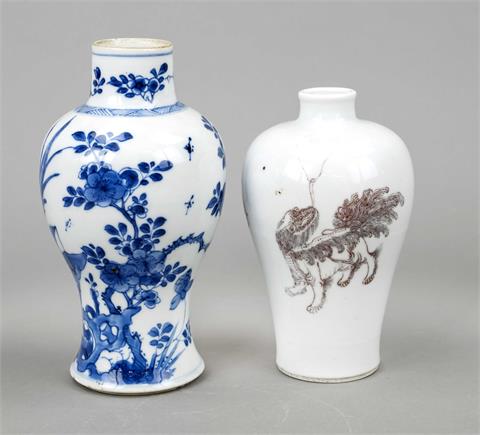 Zwei Vasen, China, 18./19. Jh.