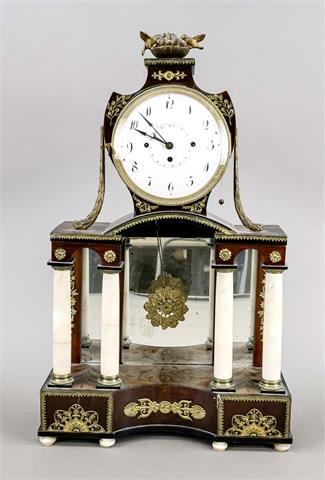 Viennese portal clock, wood, 1st half