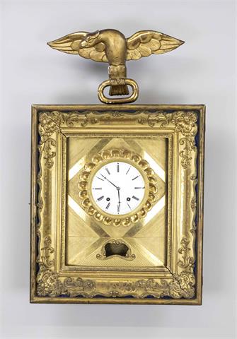 Picture frame clock, with eagle attac