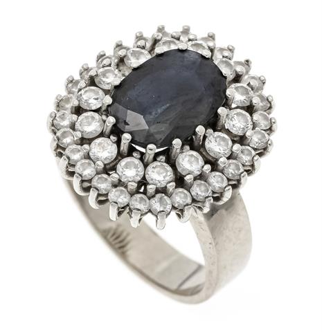 Sapphire-brilliant ring WG 585/000 wi