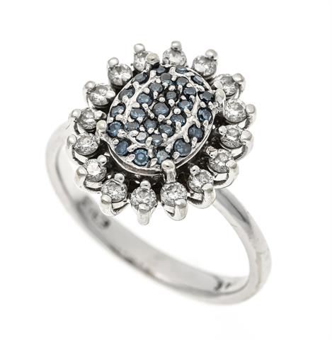 Flower ring WG 585/000 with 29 brilli