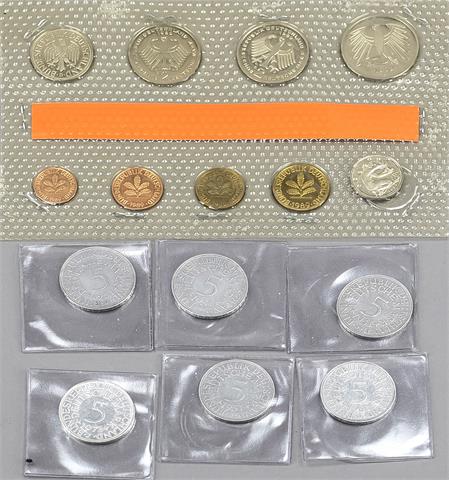 Konvolut Münzen BRD, 2. H. 20. Jh. 5