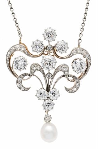 High-carat Belle Epoque necklace GG/W
