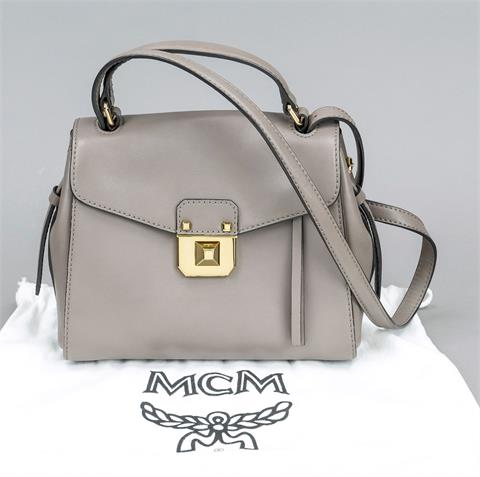 MCM, Small Shoulder Bag, taupefarben