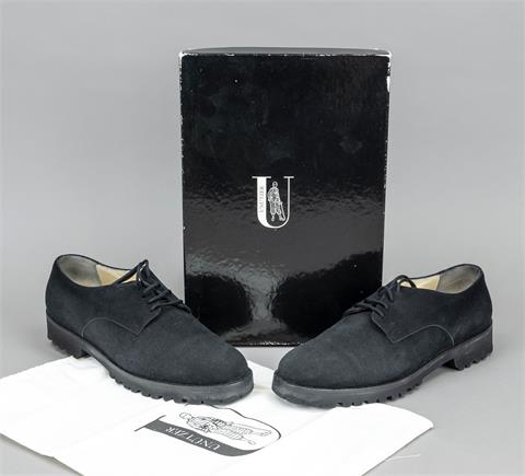 Unützer, low shoes for lacing, black