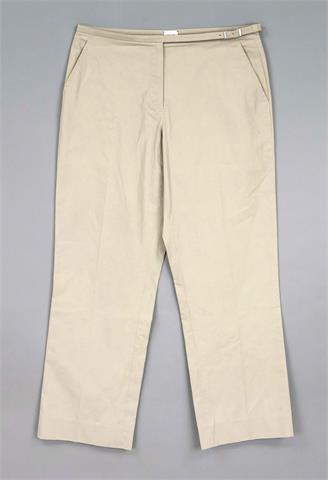 Hermes, trousers, sand-colored cotton