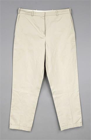 Hermes, trousers, sand-colored cotton