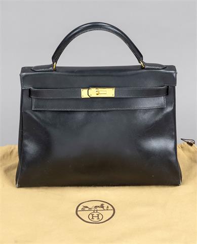 Hermes, vintage Kelly bag, black smoo