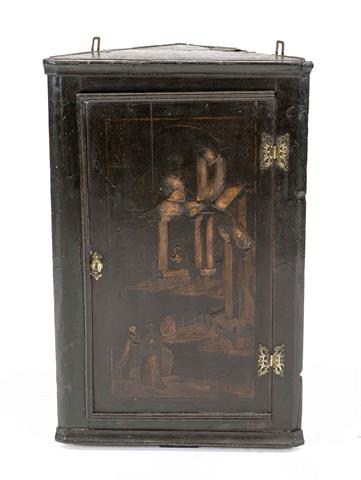 Hanging corner cabinet in Asian style