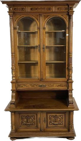 Bookcase/glass cabinet around 1880/90
