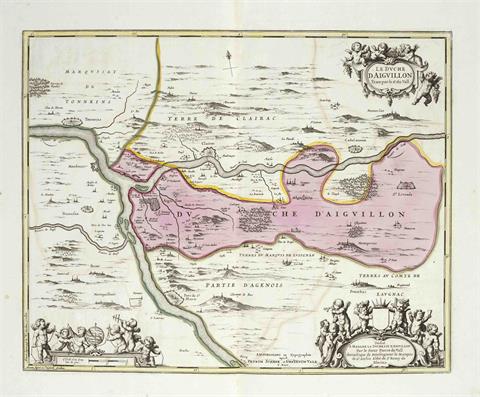 Historische Karte von Duchy d'Aiguil