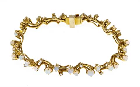 Opal-brilliant bracelet GG 750/000 wi
