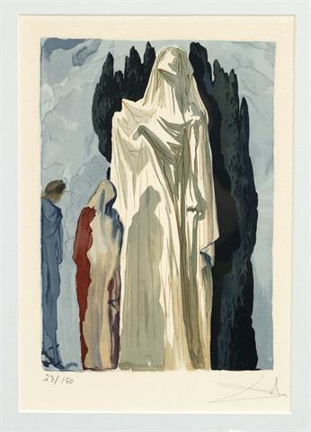 Salvador Dali (1904-1989), color wood