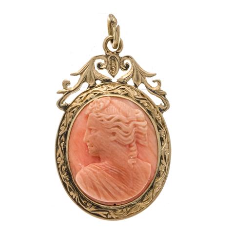 A Victorian gem pendant, circa