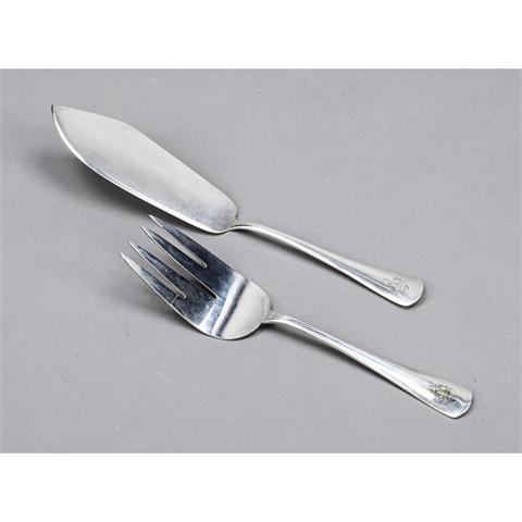 Two-piece fish serving set, Ger