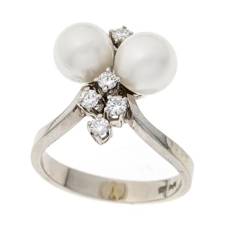 Perlen-Brillant-Ring WG 585/000