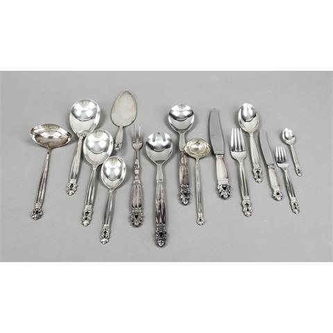 Cutlery for six persons, 51 pcs