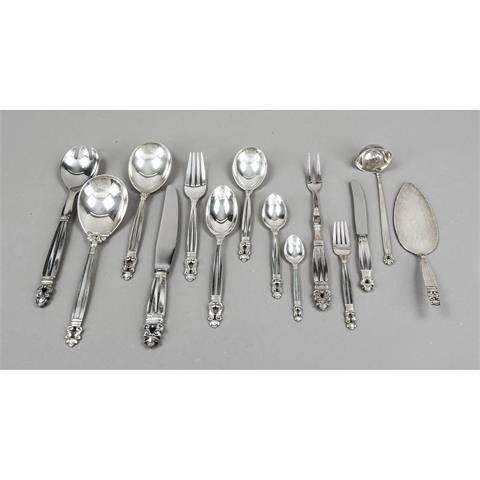Cutlery for six persons, 51 pcs
