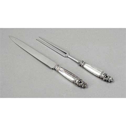 Two-piece carving set, Denmark,