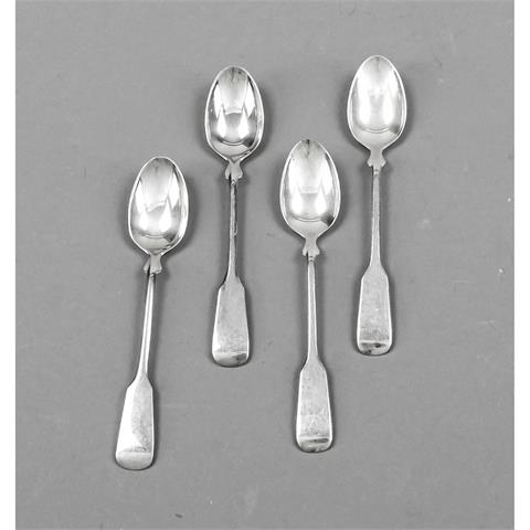 Eleven demitasse spoons, German