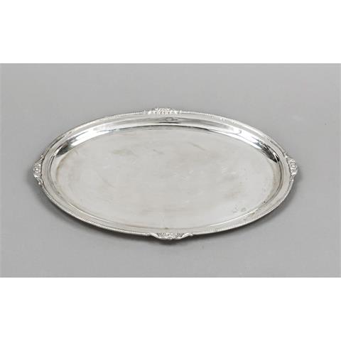Oval plate, 20th century, hallm