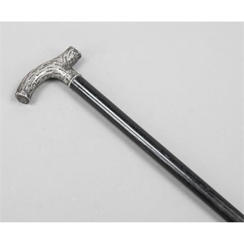 Walking stick with silver handl