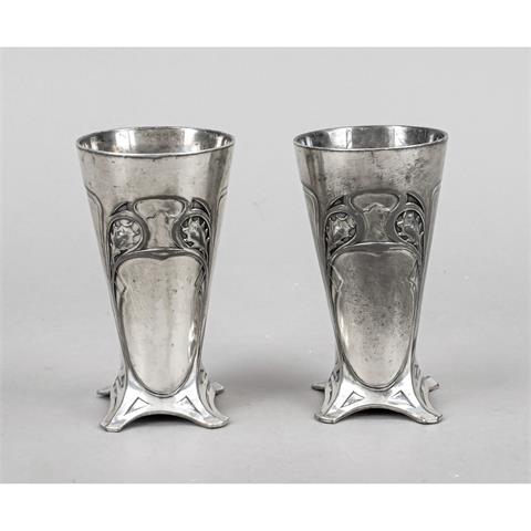 Pair of small Art Nouveau vases