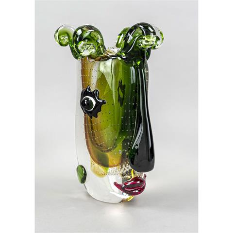 Figürliche Vase in Form eines G