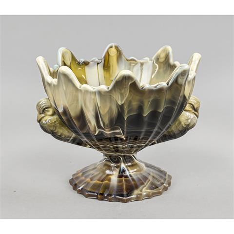 Footed bowl, 20th century, blow