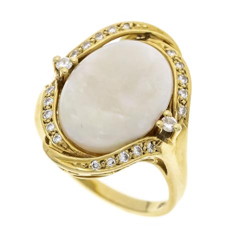 Opal-brilliant ring GG 585/000