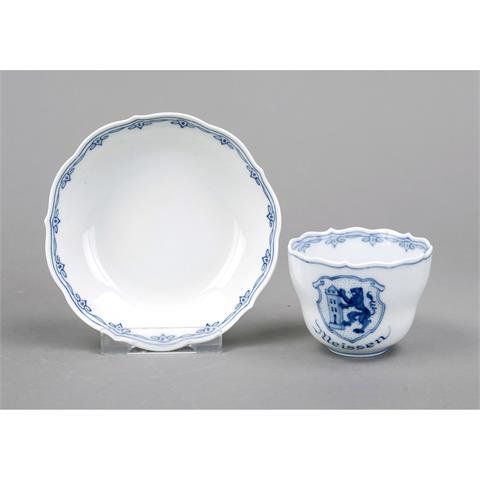 A demitasse cup and saucer, Mei