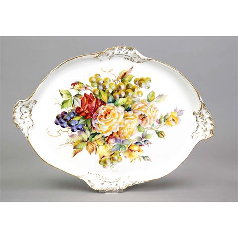 Oval tray, Meissen, mark after