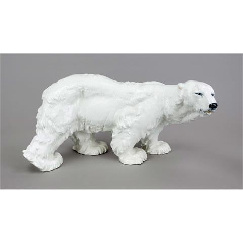 Large polar bear, Meissen, mark