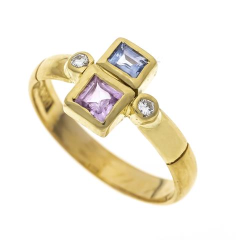 Multicolor-Diamant-Ring GG 900/