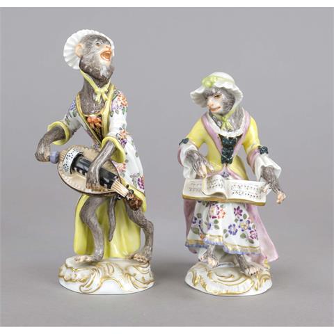 Two figures from the Monkey Cha