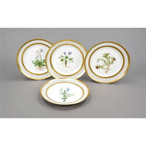 Four plates, Bing & Gröndahl, C