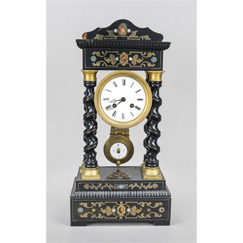 Portal clock, ebonized wood, 2n