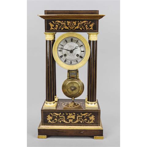 A portal clock, walnut, 2nd hal