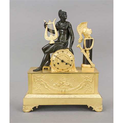 Empire Bronze Figuren Pendule,