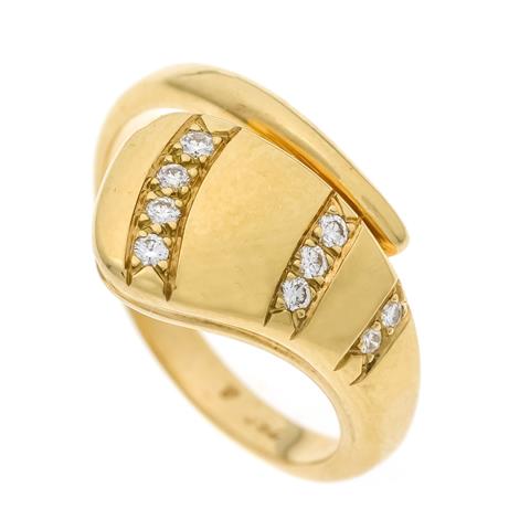 Brilliant-cut diamond ring GG 7