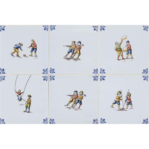 47 tiles, Holland, 20th century