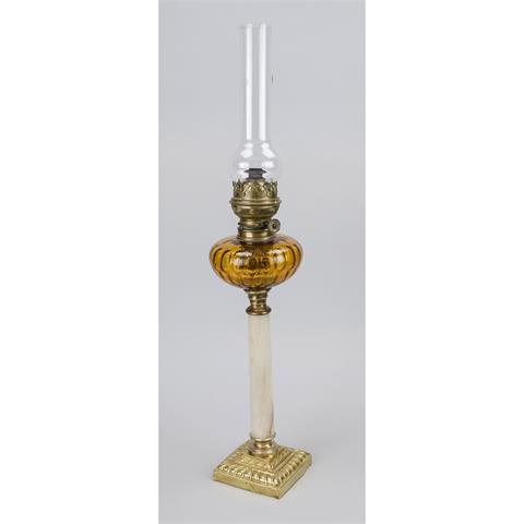 Petroleum lamp, late 19th centu