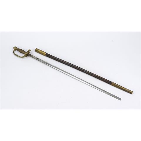 Sword with scabbard, 19th centu