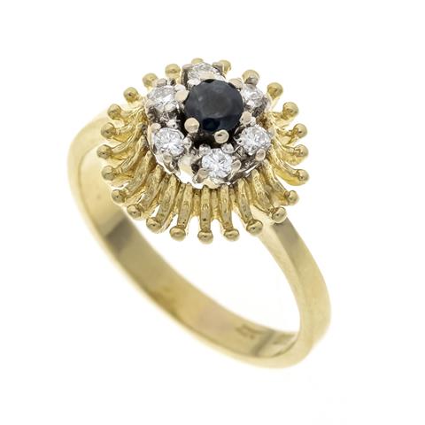 Sapphire-brilliant ring GG 585/