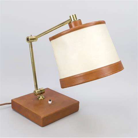 Design lamp, 70s. Brass lamp ar